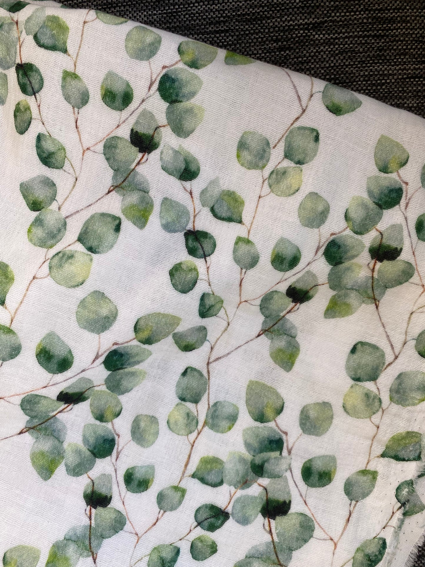 Überwurf | Plaid aus Musselin *Eukalyptus