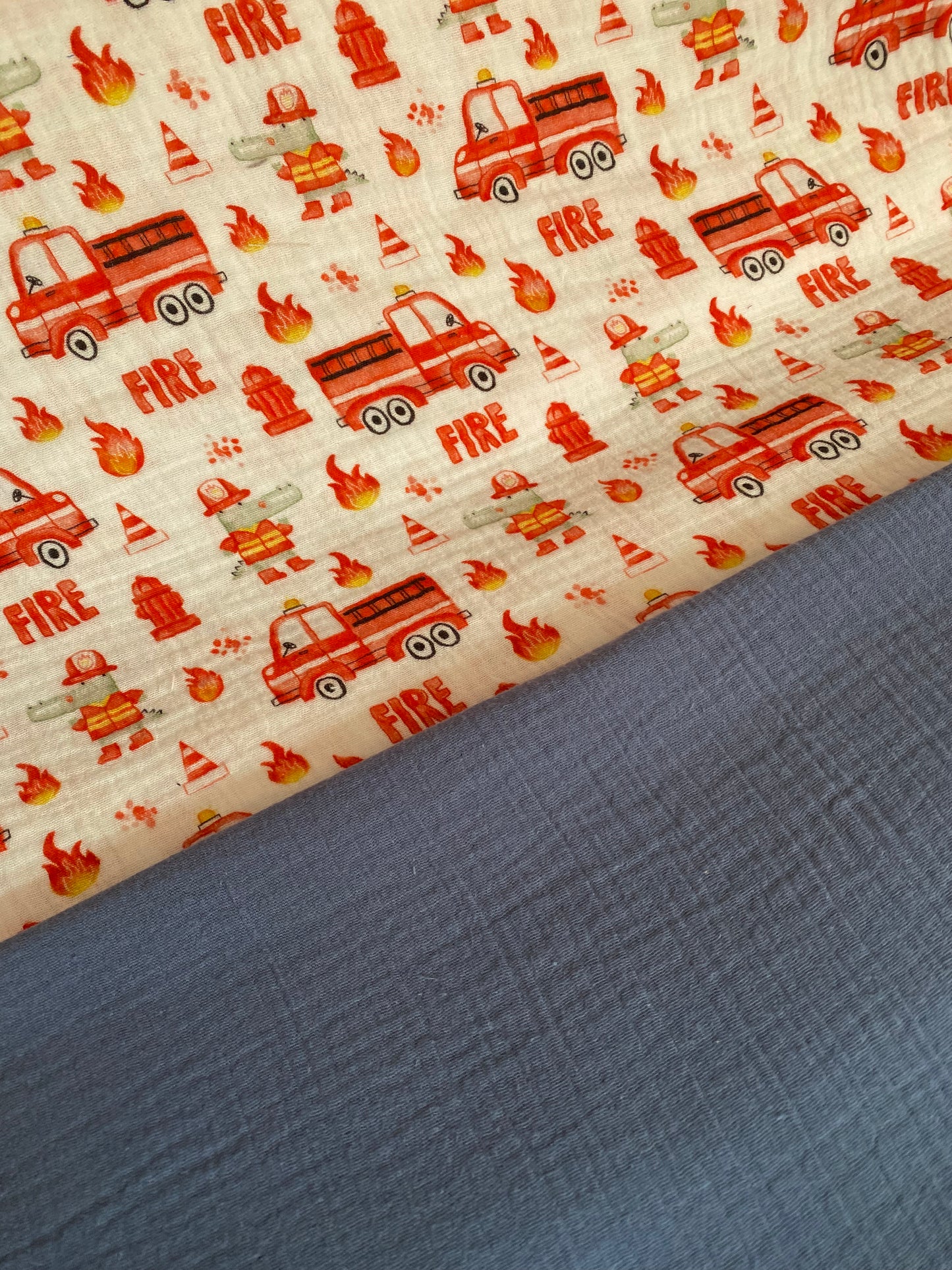 Sommerdecke | Musselin *Feuerwehr