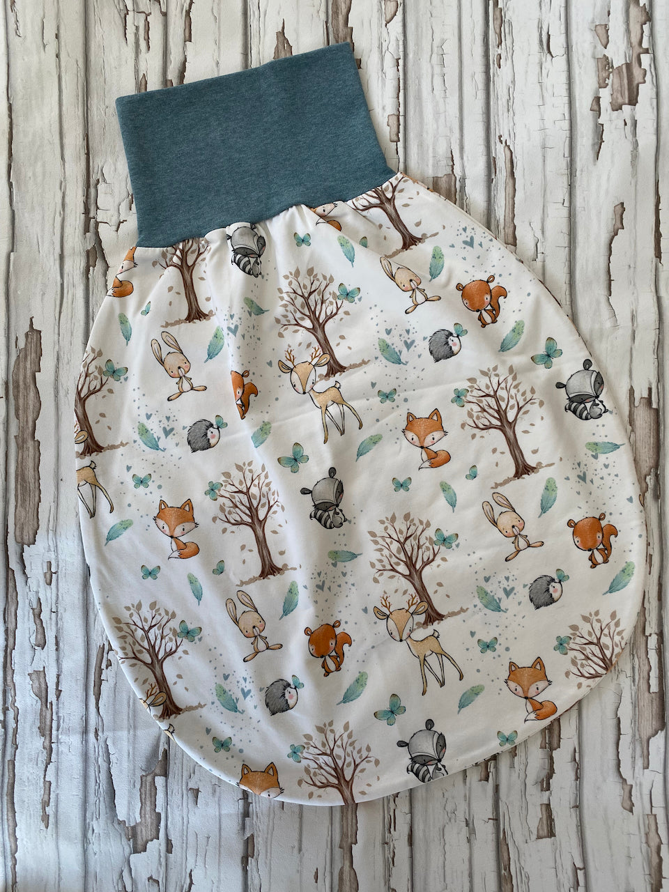 Sommer-Schlafsack aus Jersey *Waldkinder*