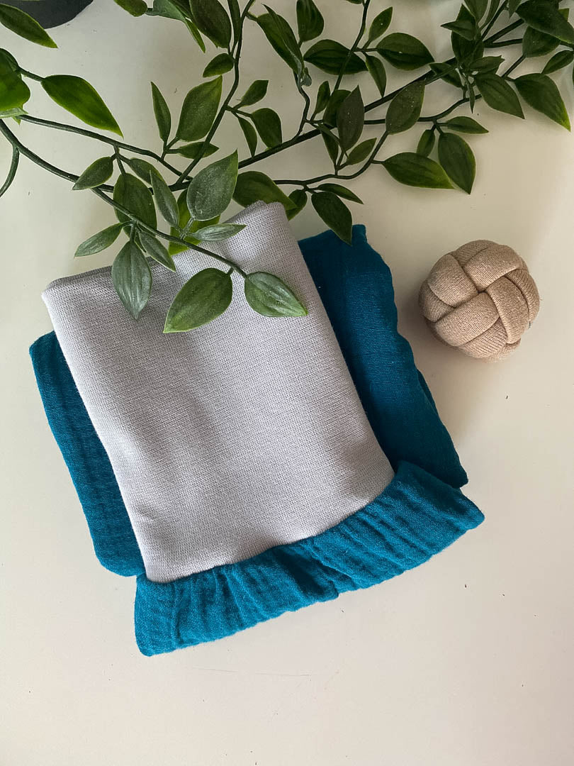 Sommer-Schlafsack aus Musselin *petrol*