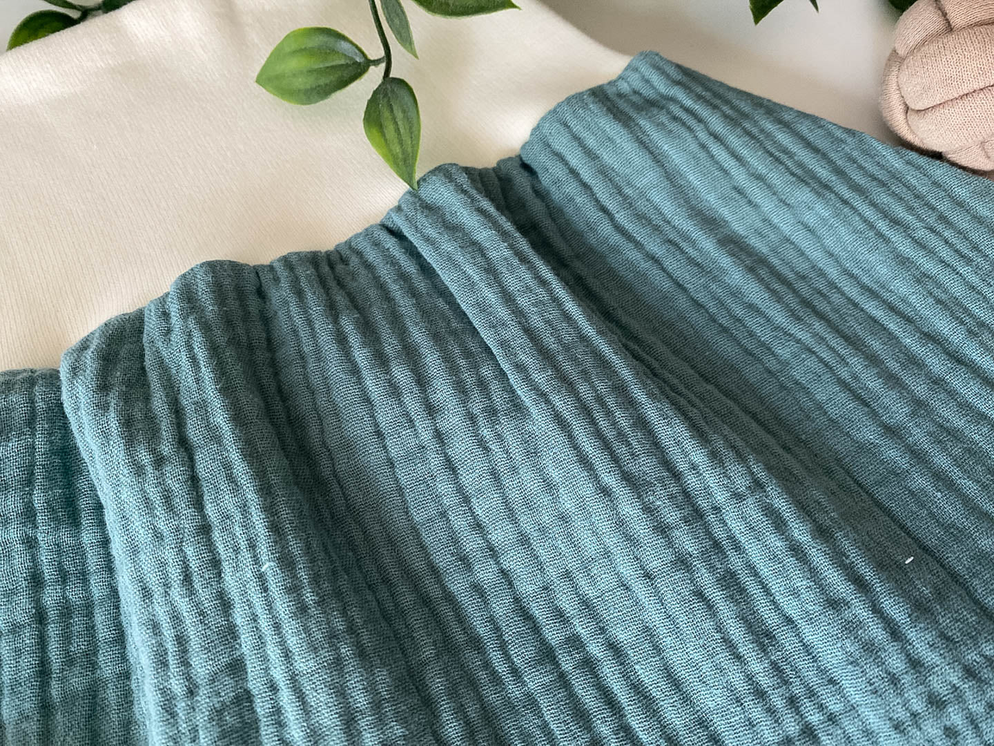 Sommer-Schlafsack aus Musselin *altmint*