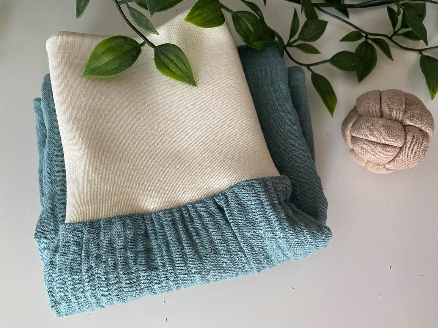 Sommer-Schlafsack aus Musselin *altmint*