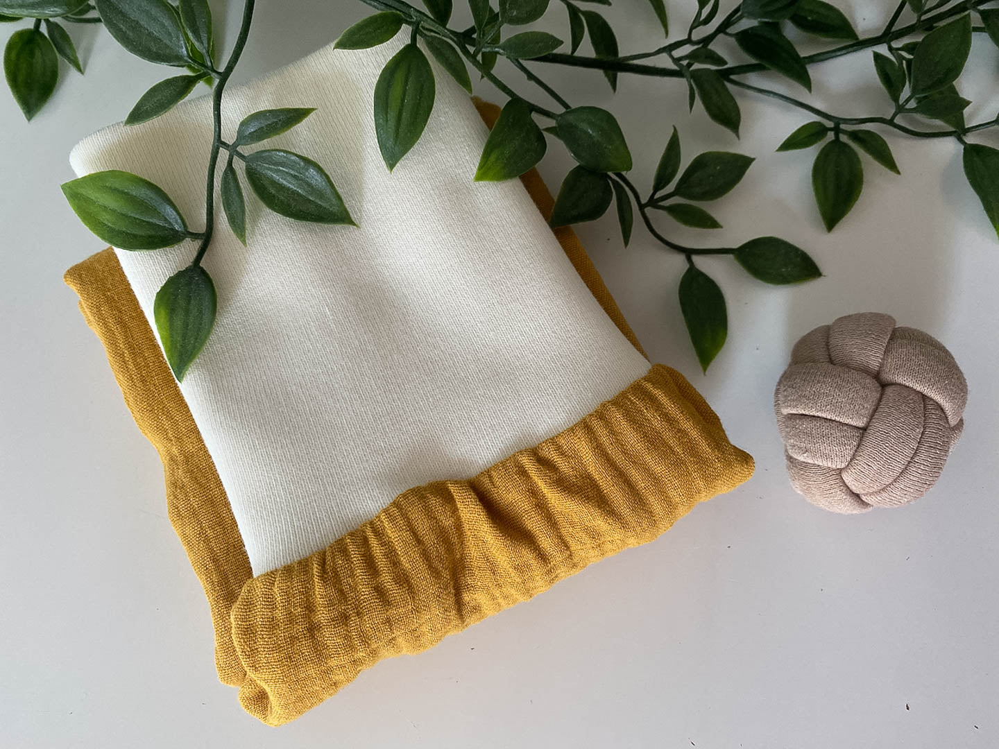 Sommer-Schlafsack aus Musselin *senf*