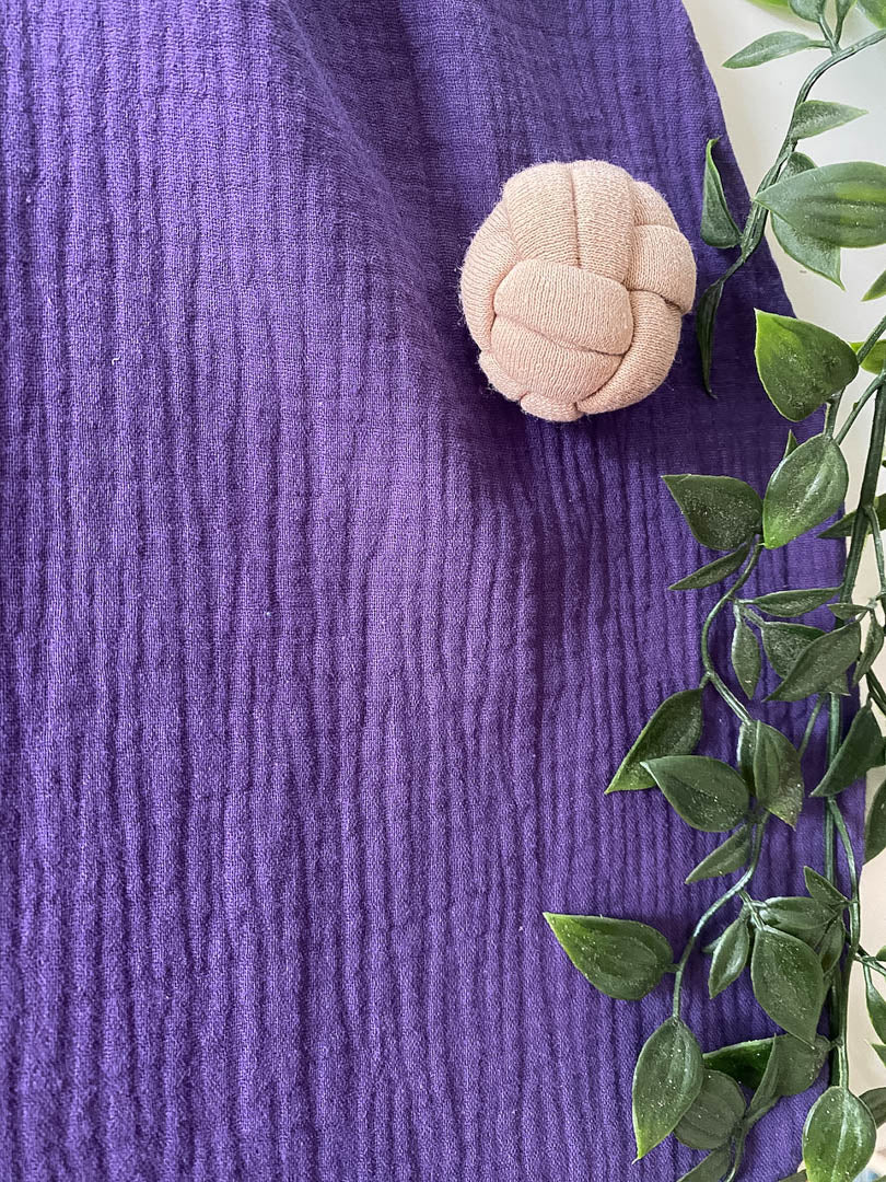 Sommer-Schlafsack aus Musselin *lila*
