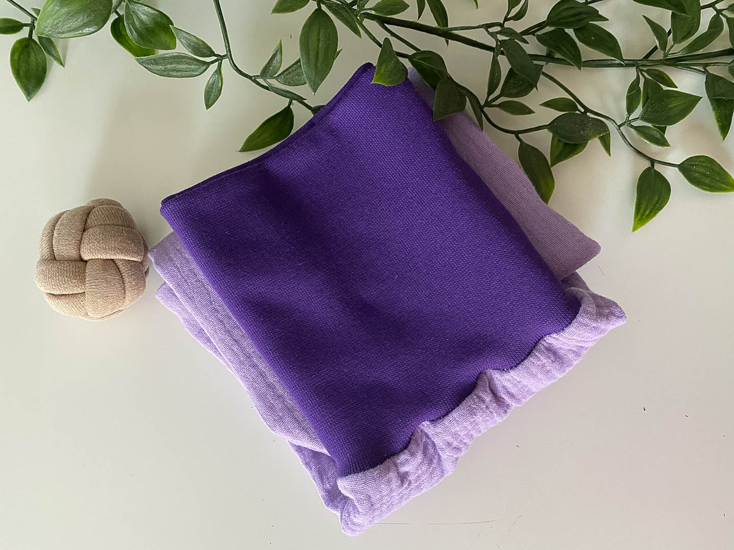 Sommer-Schlafsack aus Musselin *flieder*