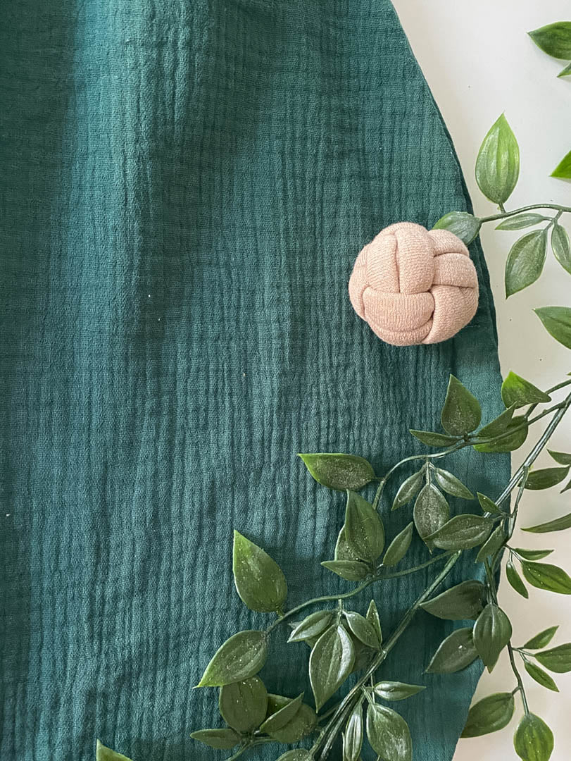 Sommer-Schlafsack aus Musselin *forestgrün*