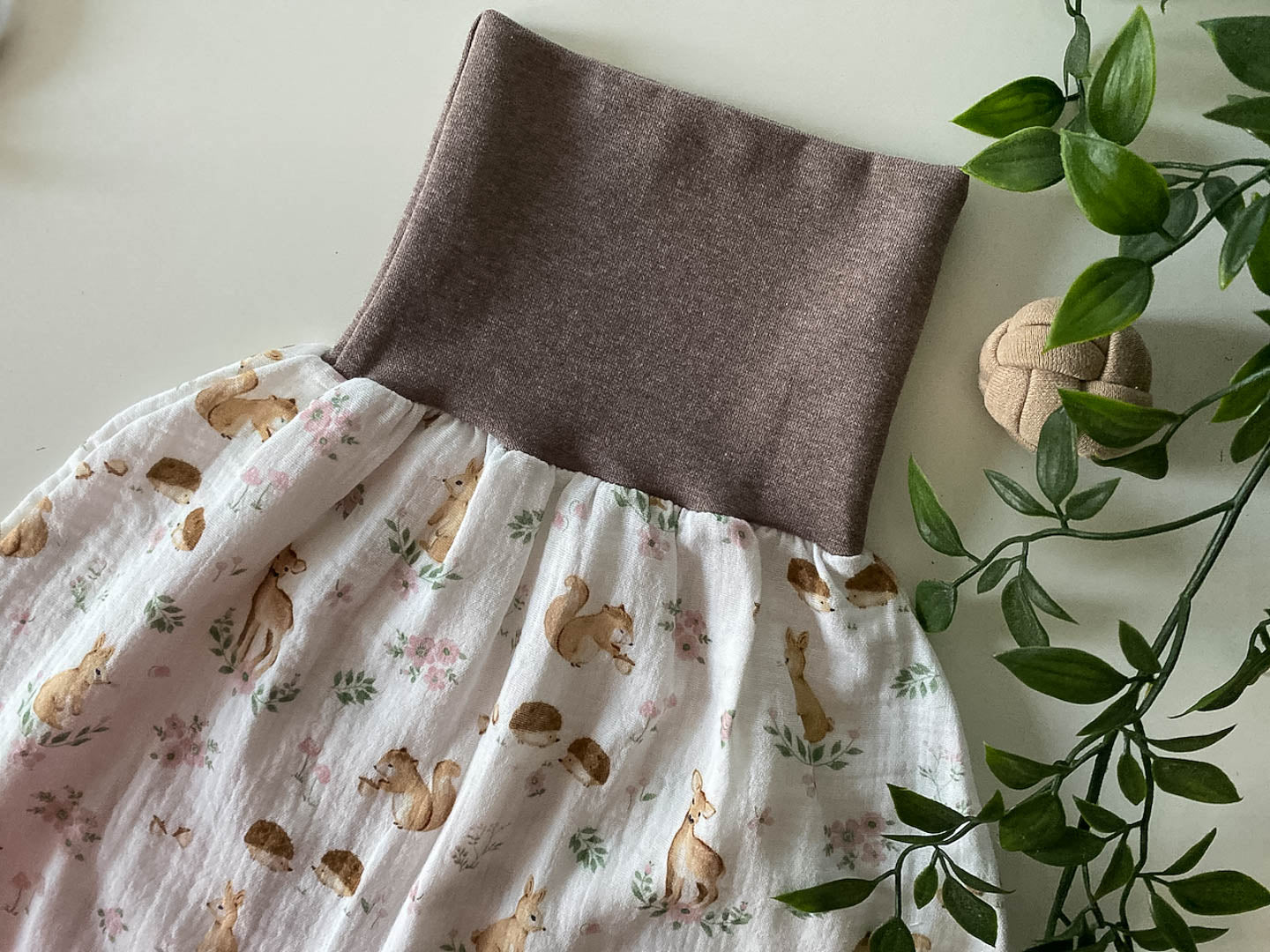 Sommer-Schlafsack aus Musselin *Waldtierchen*