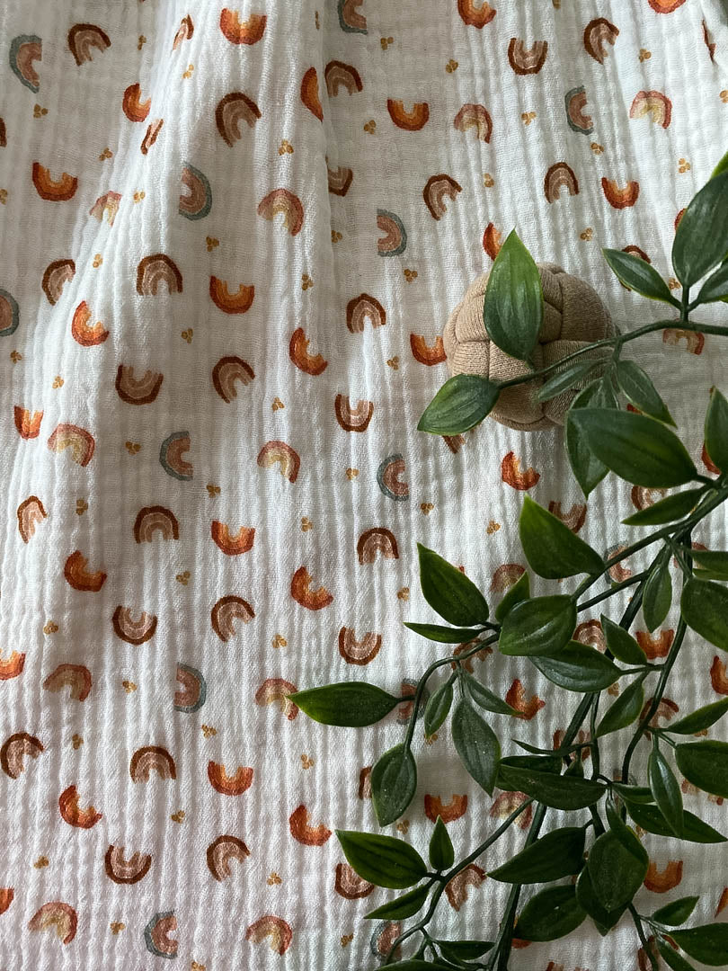 Sommer-Schlafsack aus Musselin *Regenbogen*