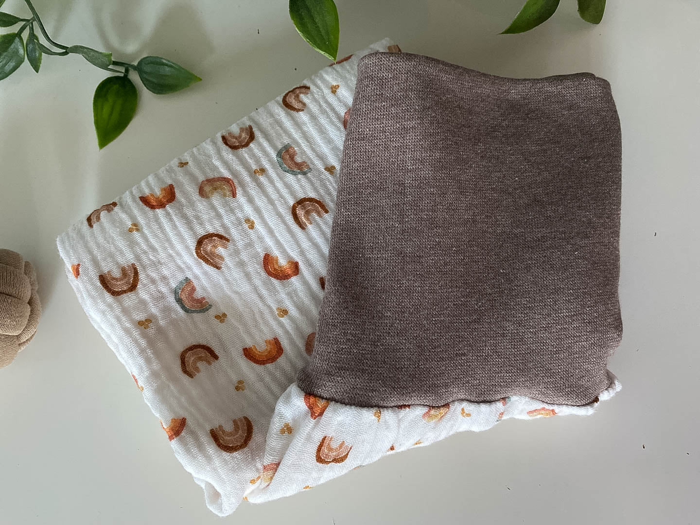 Sommer-Schlafsack aus Musselin *Regenbogen*