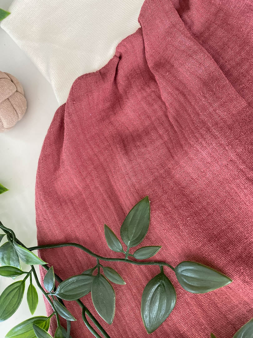 Sommer-Schlafsack aus Musselin *rost*