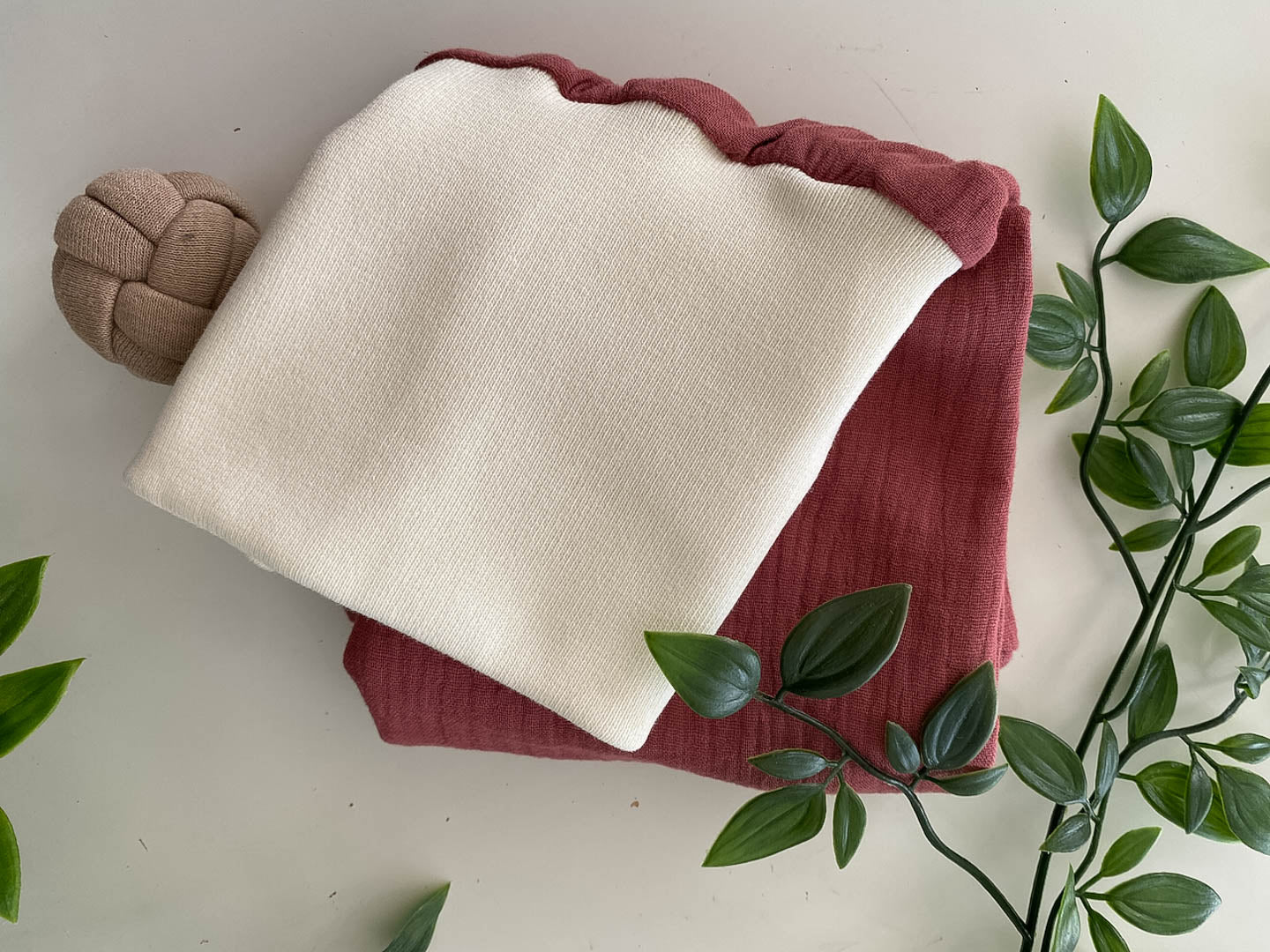 Sommer-Schlafsack aus Musselin *rost*