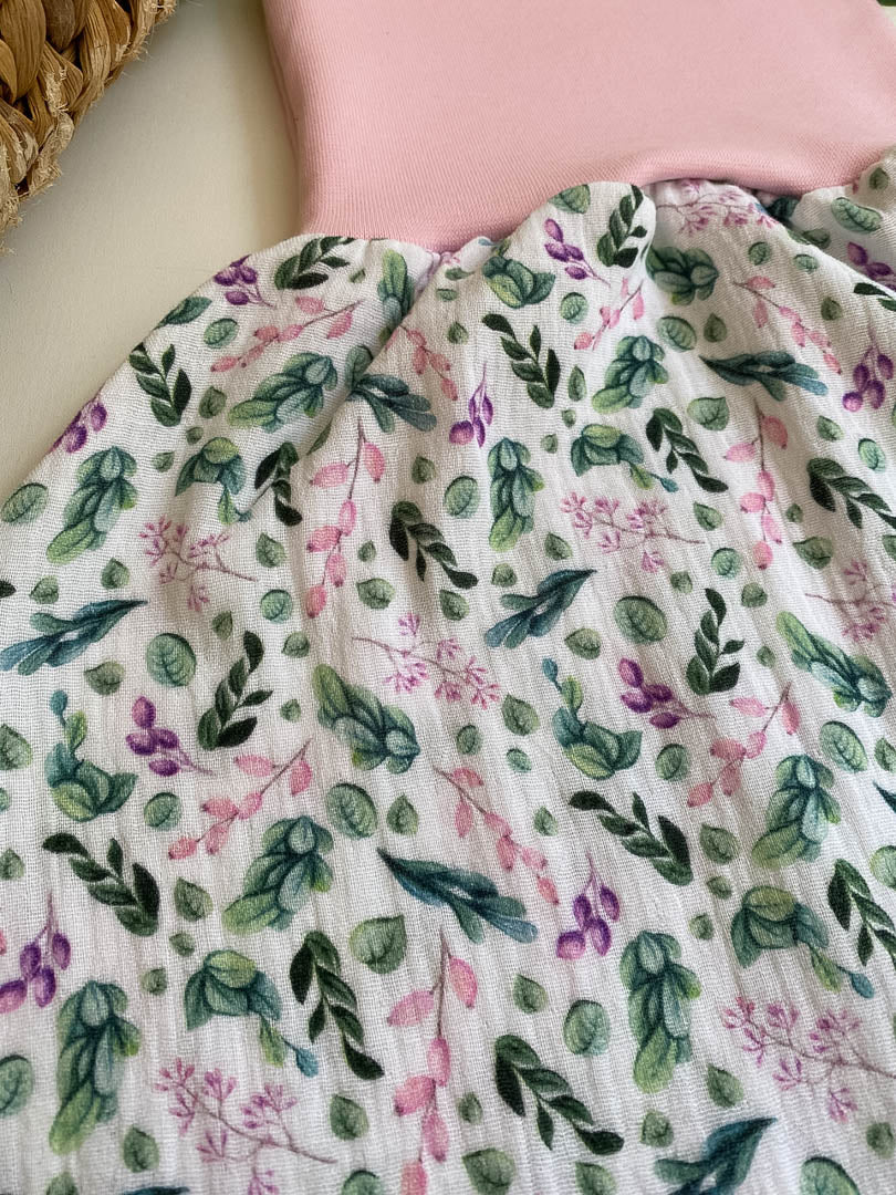 Sommer-Schlafsack aus Musselin *Blütenranken*