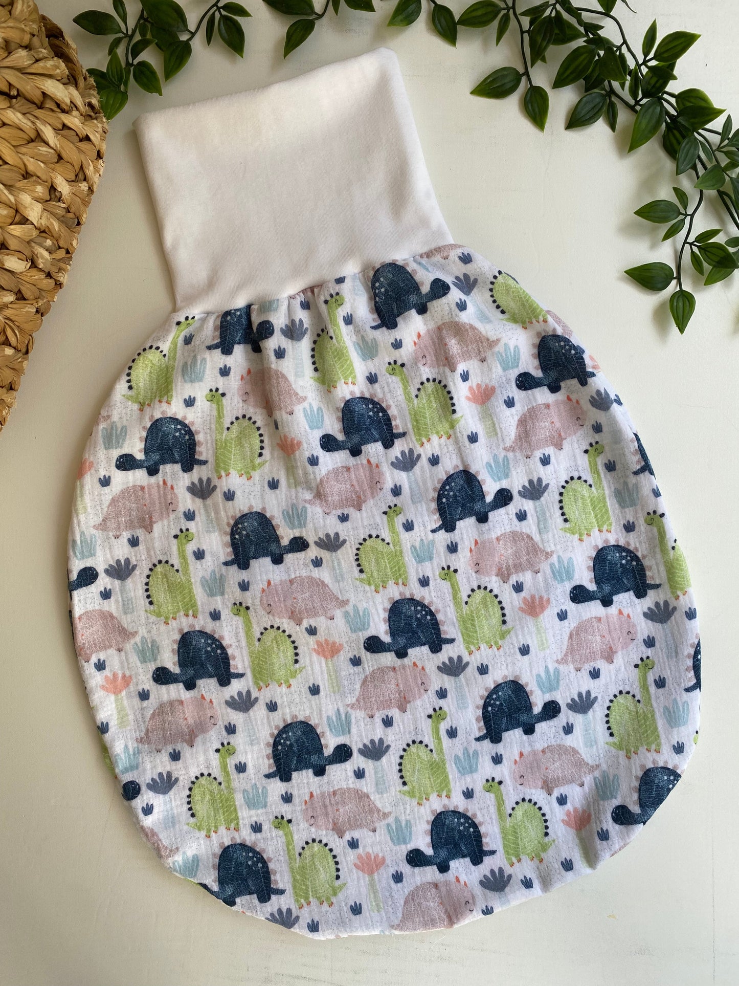Sommer-Schlafsack aus Musselin *Dino*