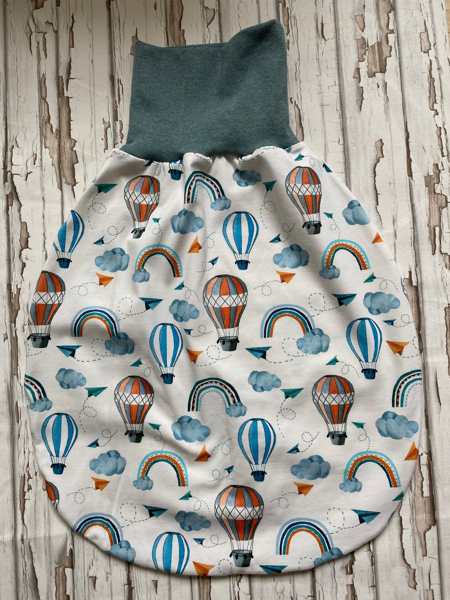 Sommer-Schlafsack aus Jersey *Heissluftballons*