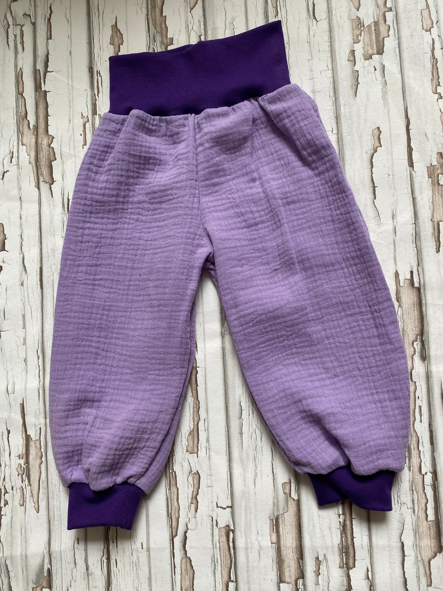 Musselin Sommerhose *flieder