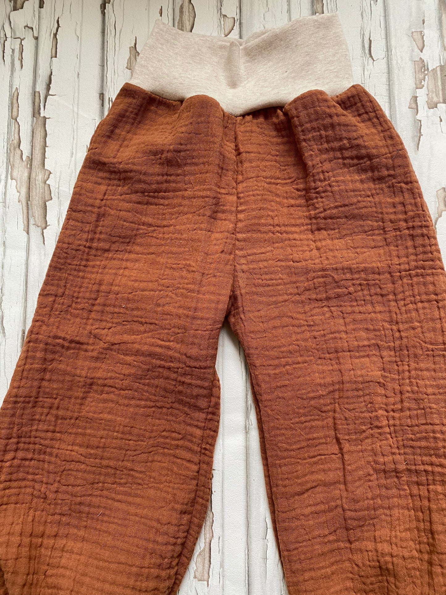 Musselin Sommerhose *braun