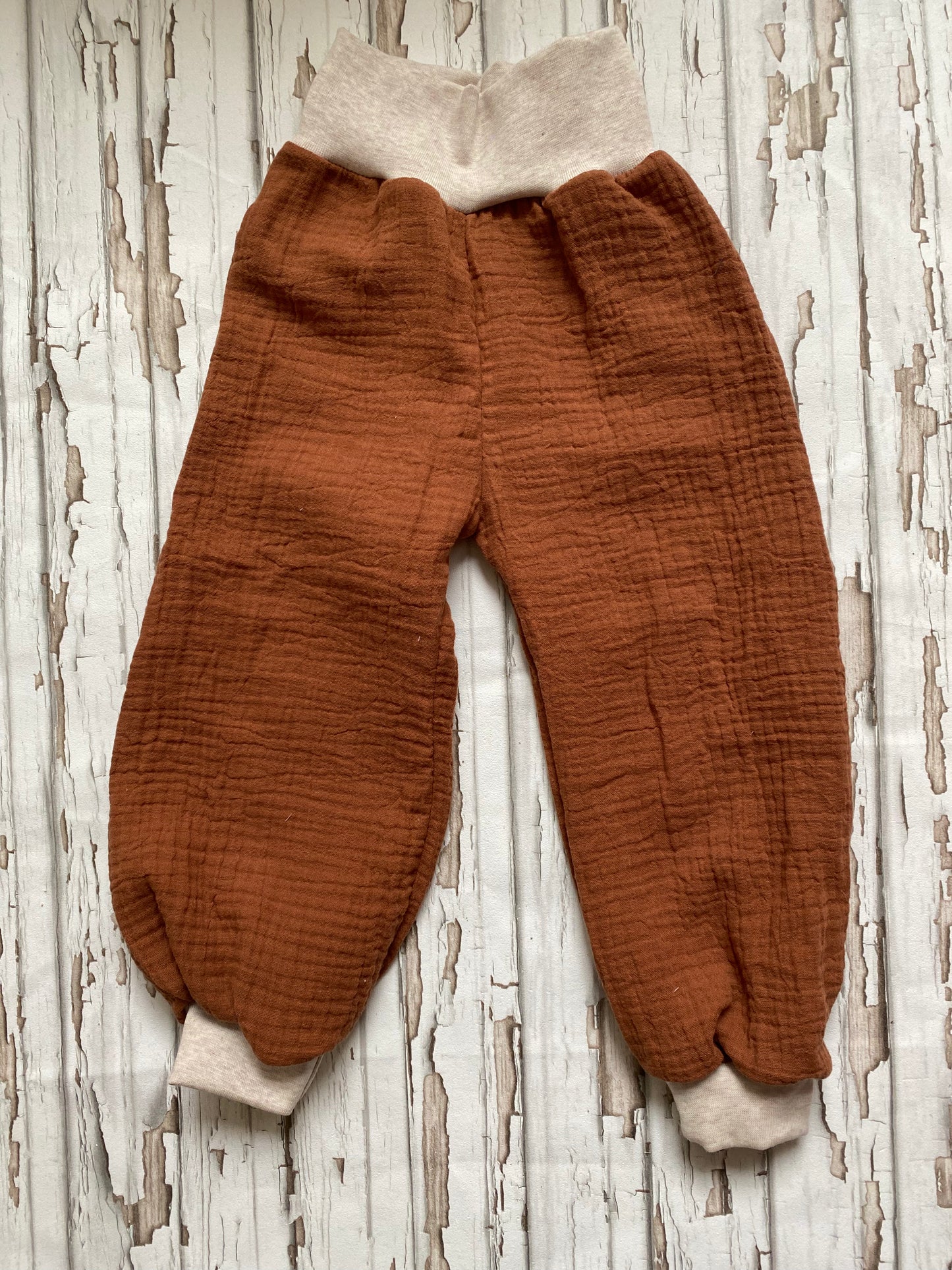 Musselin Sommerhose *braun