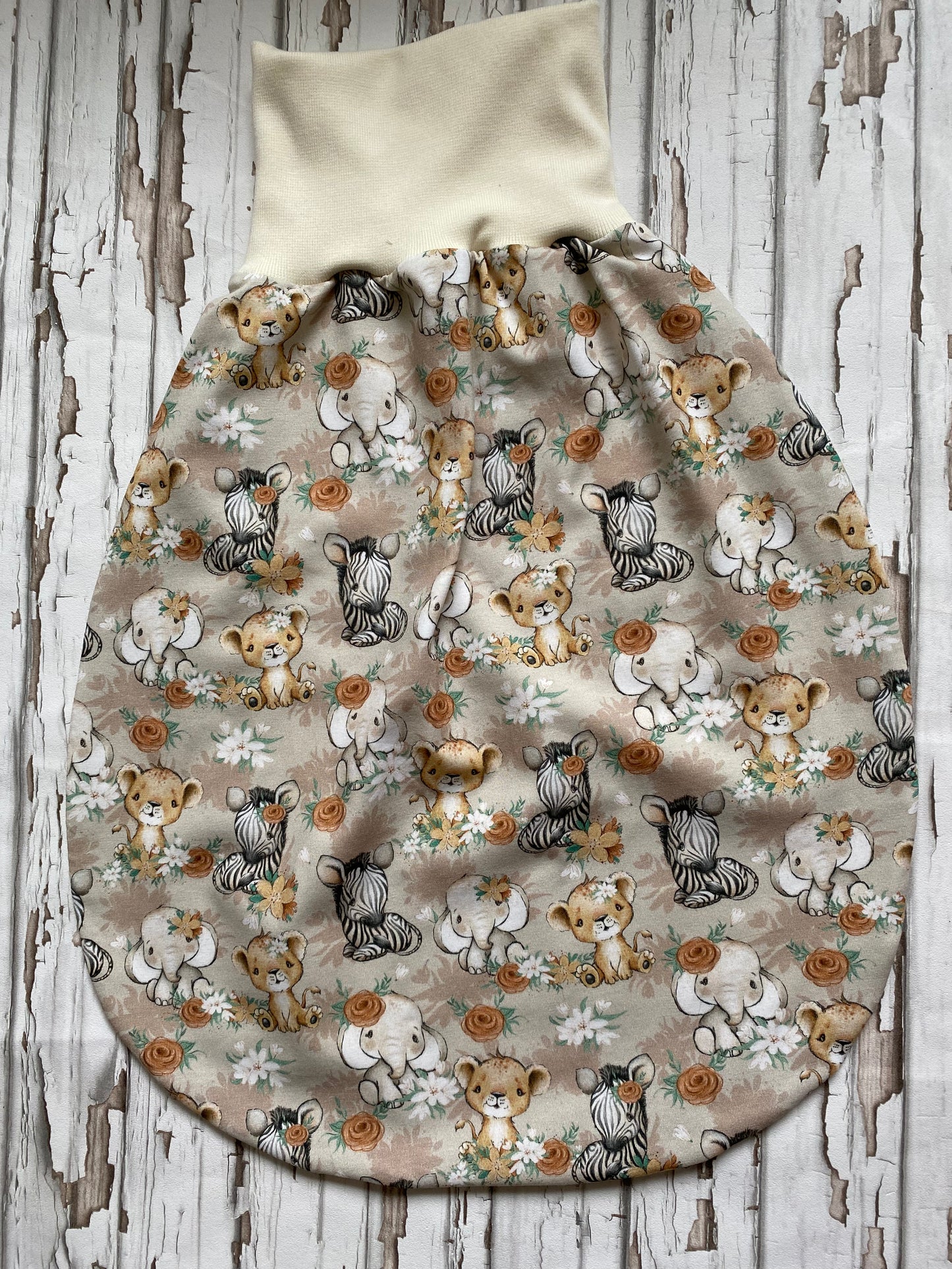 Sommer-Schlafsack aus Jersey *Safari*