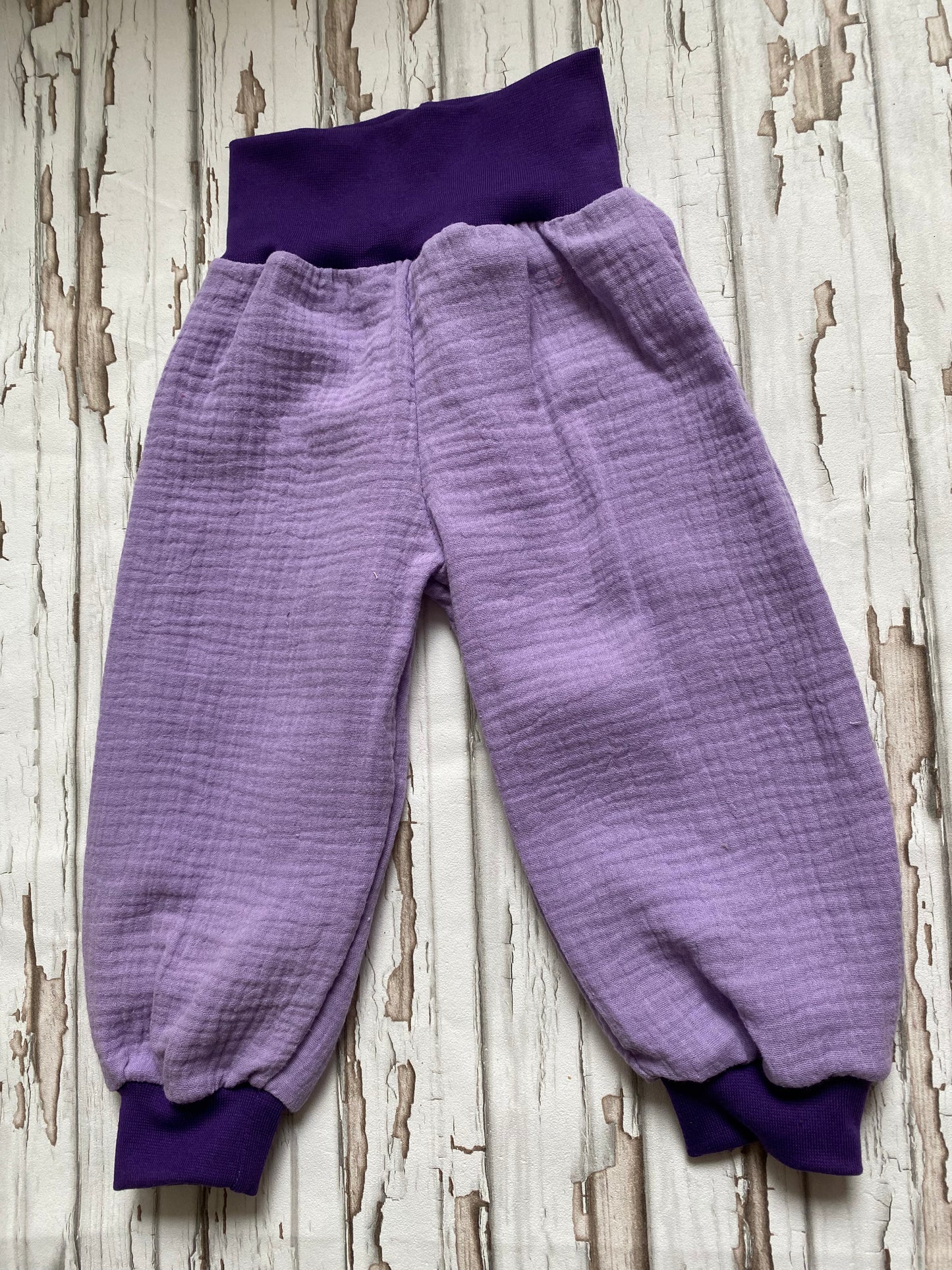 Musselin Sommerhose *flieder