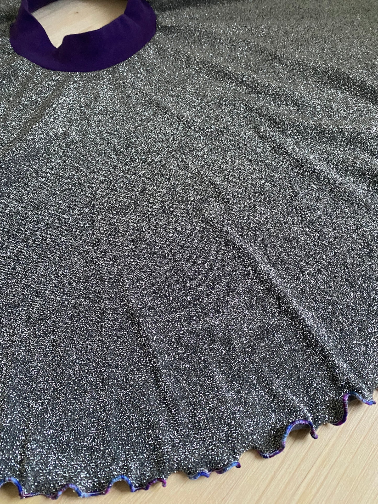 Lurex Glitzerrock Tellerrock