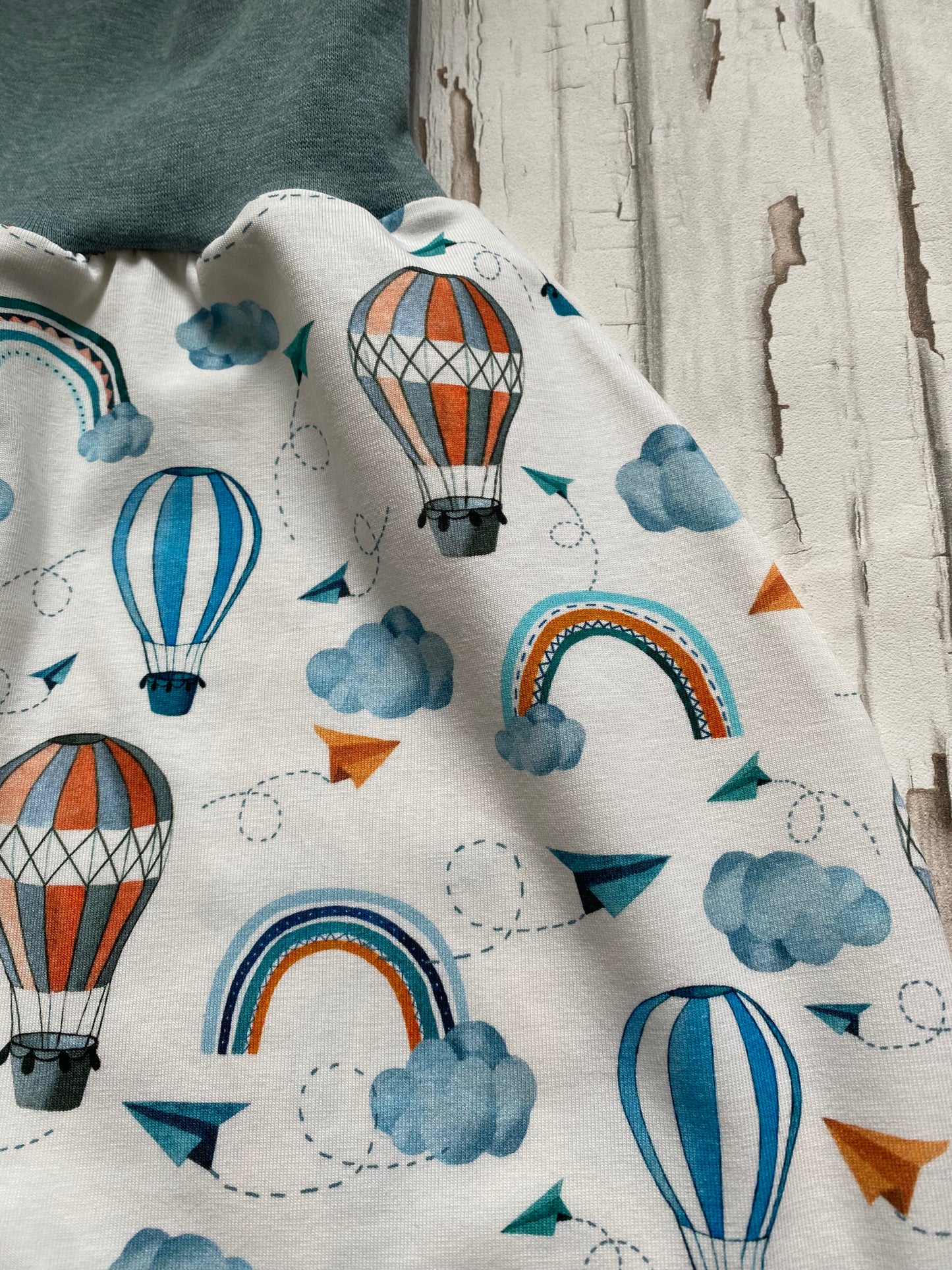 Sommer-Schlafsack aus Jersey *Heissluftballons*