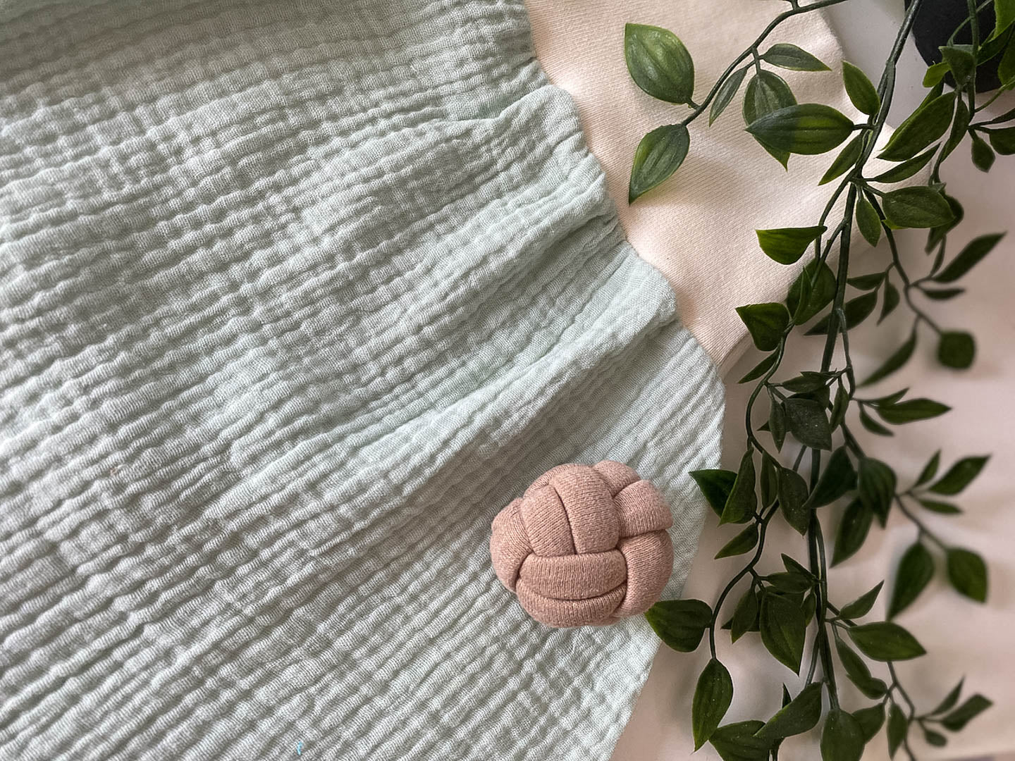 Sommer-Schlafsack aus Musselin *mint*