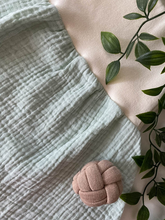 Sommer-Schlafsack aus Musselin *mint*