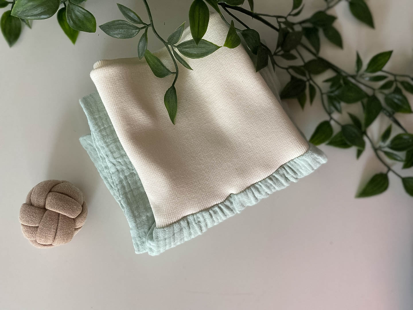 Sommer-Schlafsack aus Musselin *mint*