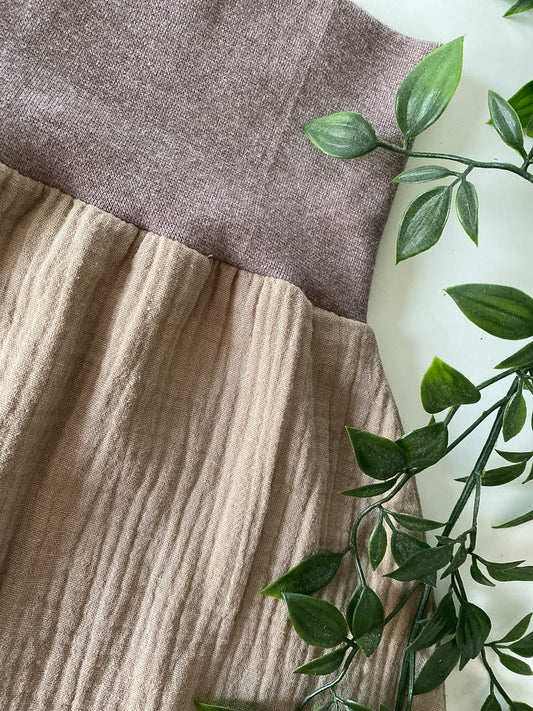 Sommer-Schlafsack aus Musselin *beige*