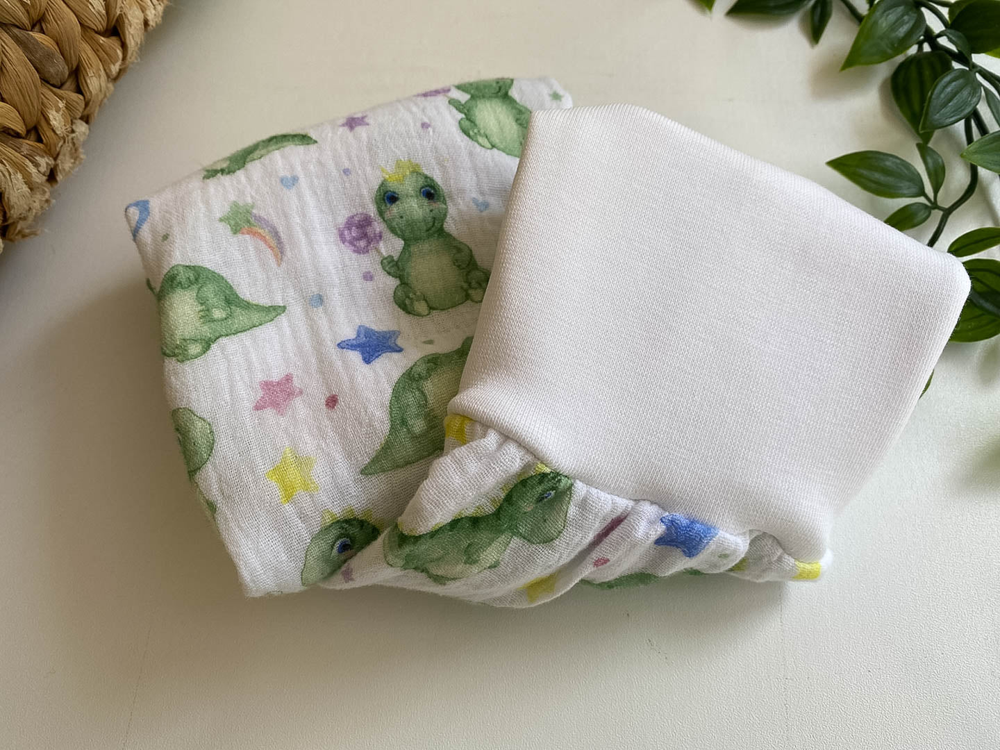 Sommer-Schlafsack aus Musselin *süsse Baby-Dinos*