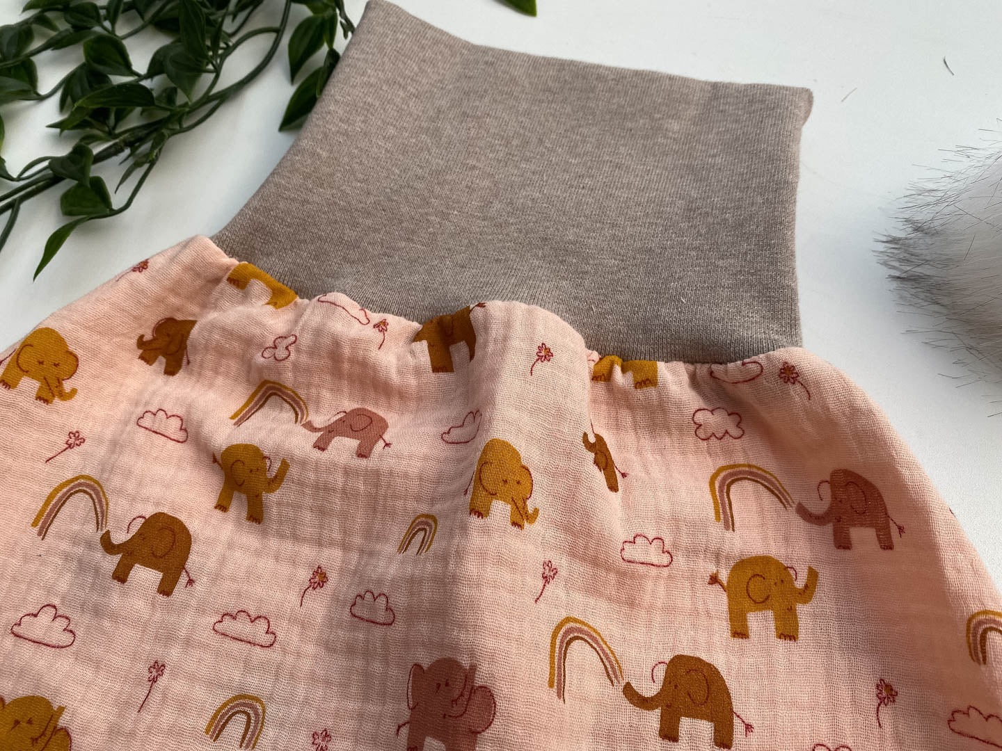 Sommer-Schlafsack aus Musselin *Elefanten*