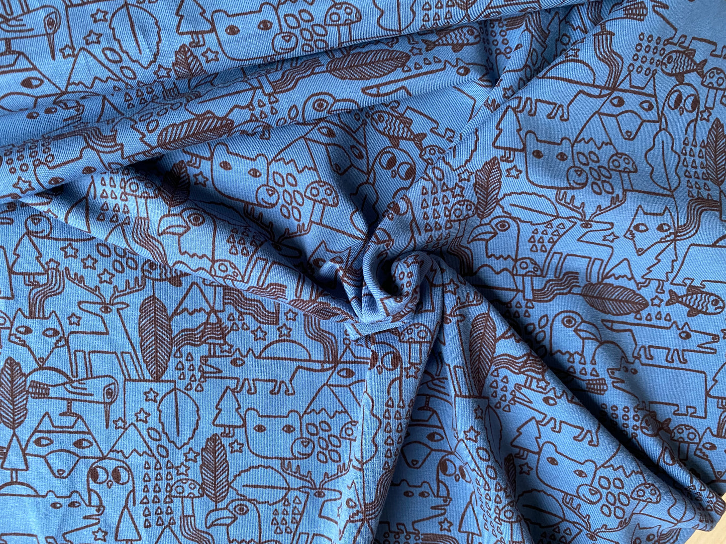 Winterhose blue forest