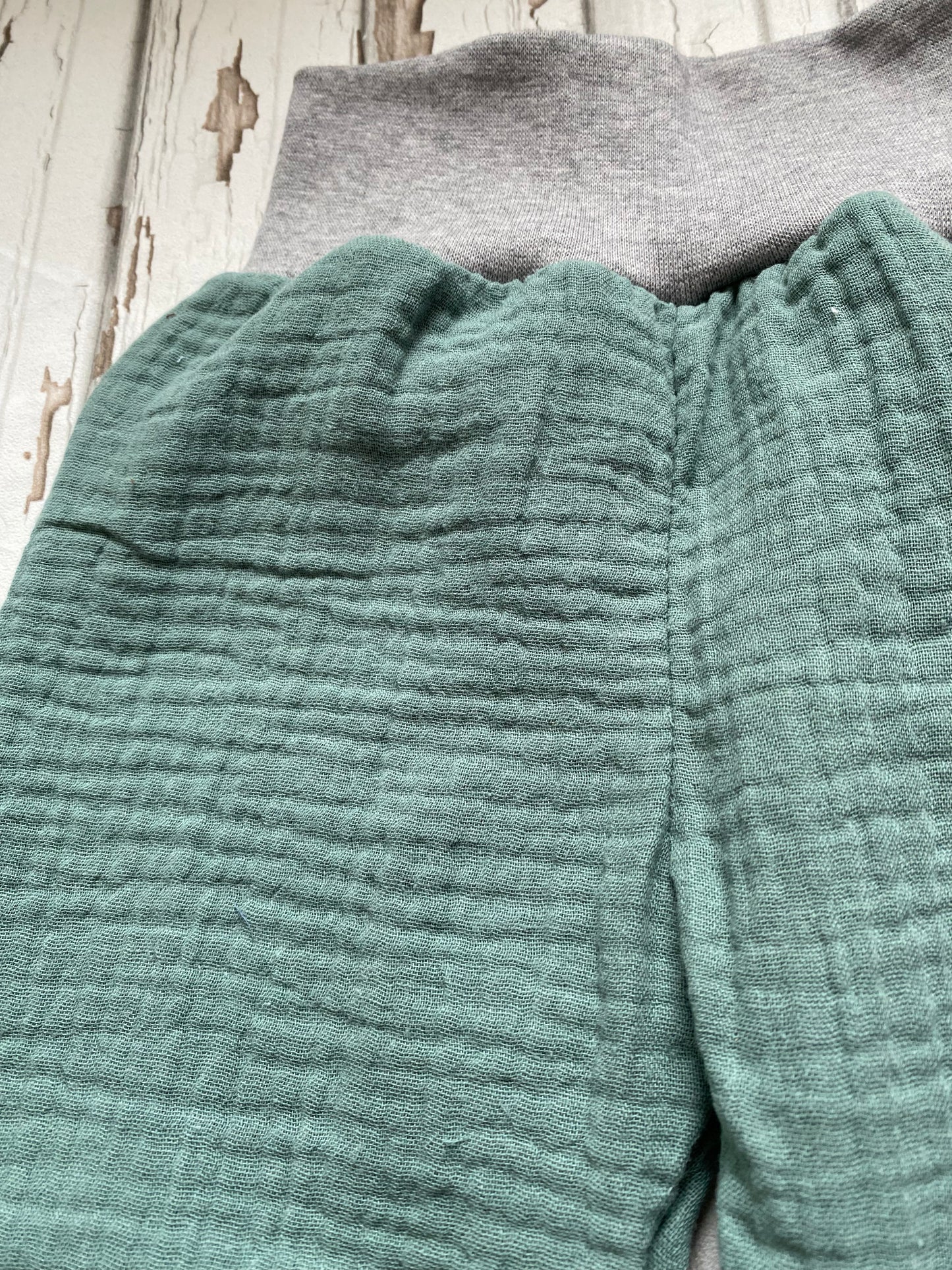 Musselin Sommerhose *altmint
